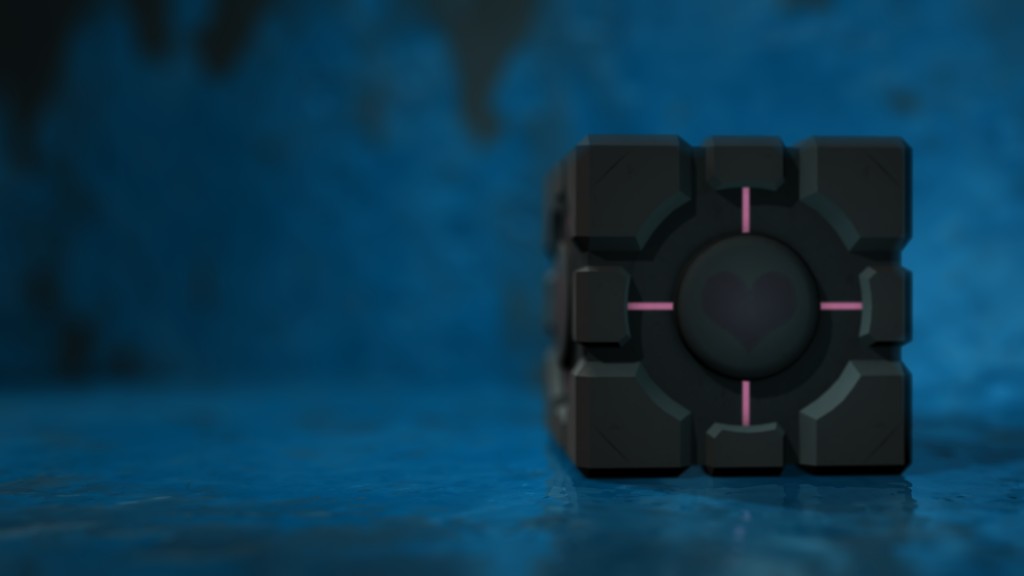 Weighted Companion Cube Hearted preview image 1